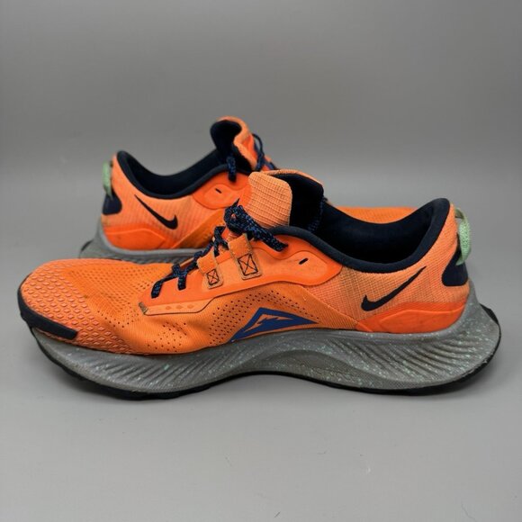 Nike Pegasus Trail 3 Running Shoes DA8697-800 Total Orange Blue Mens Sz 10.5 - Picture 2 of 10